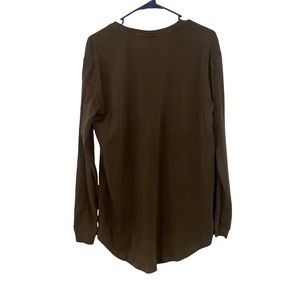 Army green mens long sleeve